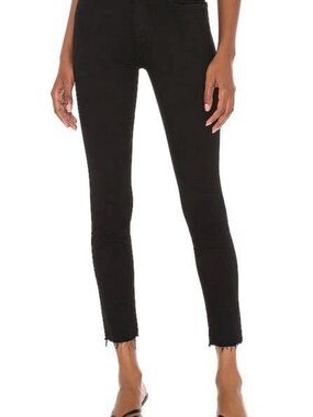 MOTHER Looker Ankle Fray Jeans in Not Guilty